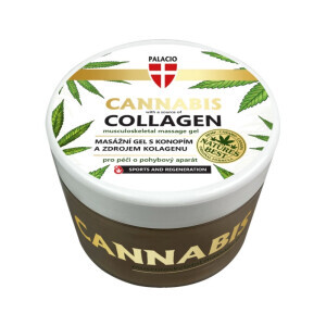 Palacio Masážní Gel 200ml Konopný s Collagen (6/krt)