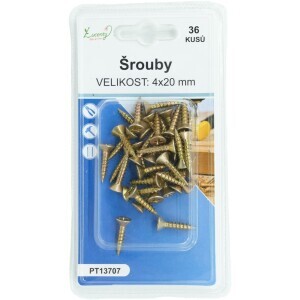 Šrouby 4*20mm/36ks (24/bal 288/krt)
