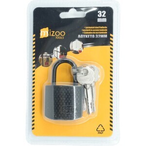 Zámek visací Black 32mm (12/bal 240/krt)