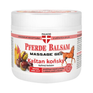 Palacio Masážní Gel 600ml Koňský Kaštan Hřejivý (6/krt)