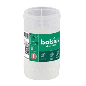 Bolsius Svíčka hřbitovní parafínová 20h/RP1 White (35/bal)