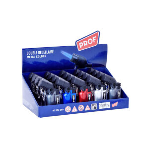 Prof Zapalovač Blueflame Double Metallic (20/bal 400/krt)