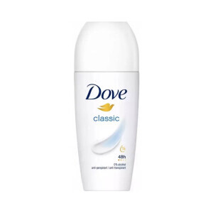 Dove 50ml Roll-On 0% Classic (6/krt)