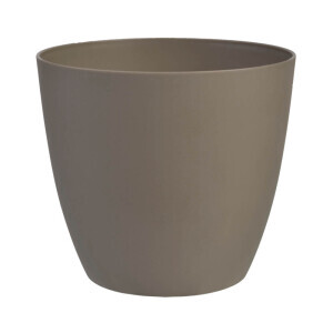 Květináč Ella mat Ø18cm taupe (9/krt)