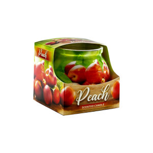 Admit Svíčka ve skle 85g Peach (12/krt)