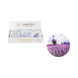 Zrcátko kapesní 7cm Lavender (24/bal 576/krt)