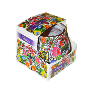 Admit Svíčka ve skle 85g Violet Design (12/krt)