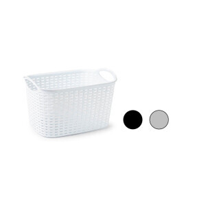 P.Forte Košík plast Rattan s uchem 3,6l (12/bal)