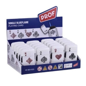 Prof Zapalovač Blueflame Single Playing Card (20/bal 400/krt)
