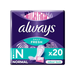 Always Vložky Dailies Normal Fresh 20ks (6/krt)