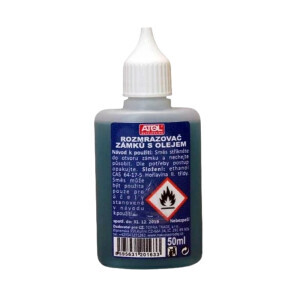 ATOL - Rozmrazovač zámků 50ml s olejem a s aplikátorem
