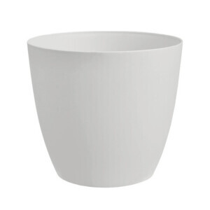 Květináč Ella mat Ø25cm bílá  (4/krt)