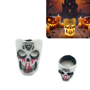 Halloween dekorace LED lebka (12/bal 480/krt) 