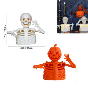 Halloween dekorace LED kostra (12/bal 480/krt) 