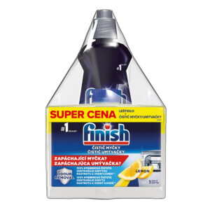 Finish 250ml Čistič myčky Lemon+400ml Leštidlo Shine&Dry Regular (9/krt)