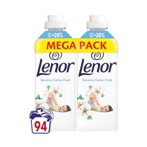 Lenor 2*987ml Aviváž Sensitive Cotton Fresh DUOpack (6/krt)
