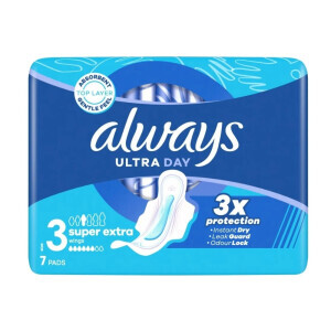 Always Vložky Ultra Day Super Extra 7ks (20/krt)