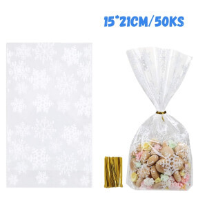 Vánoční sáček 15*21cm/50ks (380/krt)