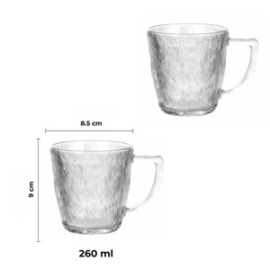 Hrnek skleněný 270ml (6/bal 48/krt)