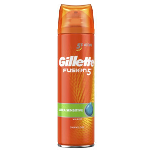 Gillette 200ml Gel na holení Fusion5 Sensitive (6/krt)