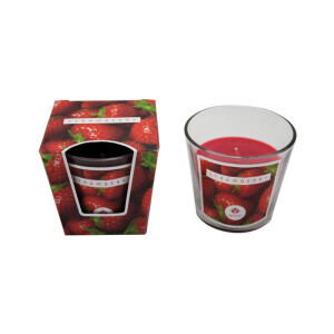 Arome Svíčka ve skle 120g Strawberry (12/bal 48/krt)