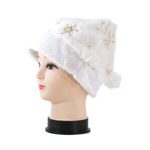 Vánoční čepice 29*40cm White (12/bal 480/krt)