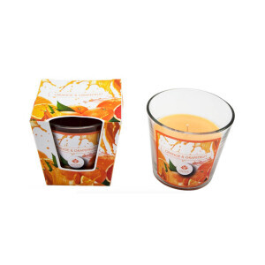 Arome Svíčka ve skle 120g Orange&Grapefruit (12/bal 48/krt)