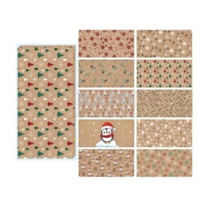 MFP Vánoční obálky DL [11*22cm] KRAFT(20/bal)