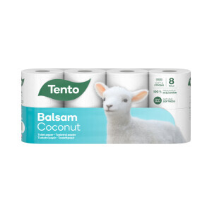 Tento Toaletní papír 8ks 3-vrstvý Balsam Coconut (7/bal)