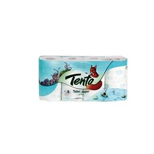Tento Toaletní papír 8ks 3-vrstvý Ellegance Blue Decor (7/bal)