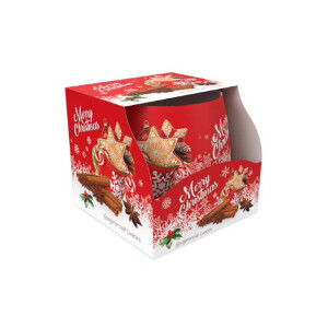 Santo 100g svíčka ve skle Christmas Gingerbread Cookies (12/krt)