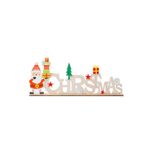 Vánoční dekorace nápis 10*29cm (12/bal 120/krt)