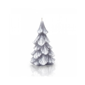 Bartek Svíčka Christmas Tree New 80/150 Grey (12/krt)