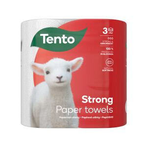 Tento Kuch.utěrky 2ks 3-vrstvý Strong (14/bal)