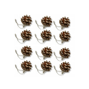 Vánoční dekorace Šišky 4cm/12ks (12/bal 360/krt)