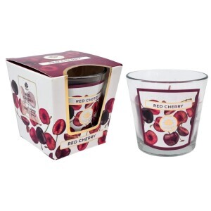 Arome Svíčka ve skle 120g Červená třešeň (12/bal 48/krt)