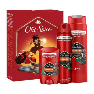 Old Spice Dár.sada M 250ml SG+150ml Spray+50ml Stick Domino Bearglove (6/krt)