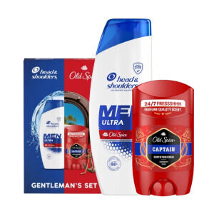 H&S+Old Spice Dár.sada M 330ml SHP+50ml Stick Captain (8/krt)