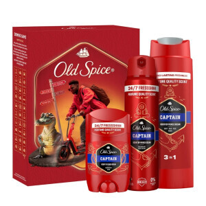 Old Spice Dár.sada M 250ml SG+150ml Spray+50ml Stick Domino Captain (6/krt)