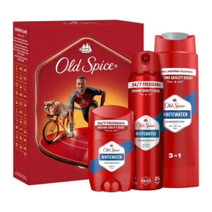 Old Spice Dár.sada M 250ml SG+150ml Spray+50ml Stick Domino Whitewater (6/krt)