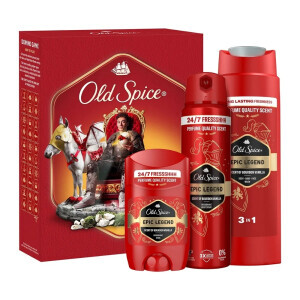 Old Spice Dár.sada M 250ml SG+150ml Spray+50ml Stick Domino Epic Legend (6/krt)