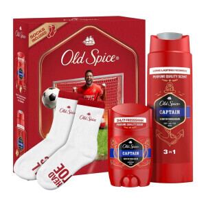 Old Spice Dár.sada M 250ml SG+150ml Spray+ponožky Captain (6/krt)
