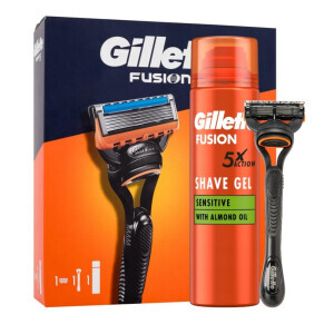 Gillette Dár.sada M Fusion [strojek + 1NH + Fusion gel 200ml] (9/krt)