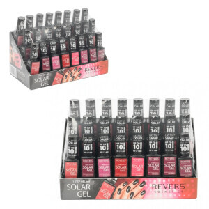 Revers Nail polish Solar MIX 10ml Set III (24/bal 288/krt)