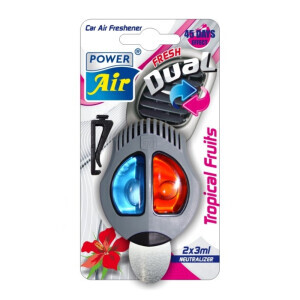 Power Air Car Dual Fresh Tropical Fruits (8/krt)