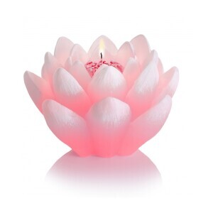 Bartek Svíčka Bukiet Lily 350g with diode Pink (6/krt)