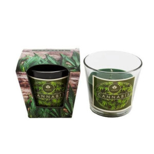Arome Svíčka ve skle 120g Canabis (12/bal 48/krt)