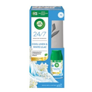Airwick 250ml Freshmatic komplet Vůně svěžího prádla (4/krt)