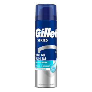 Gillette 200ml Gel na holení Series Sensitive Cool (6/bal)