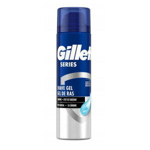 Gillette 200ml Gel na holení Series Ultra Cleansing with Charcoal (6/bal)